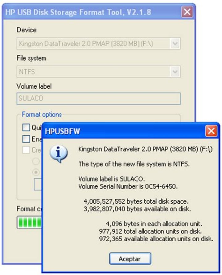 How do I use the HP USB Disk Storage Format Tool?
