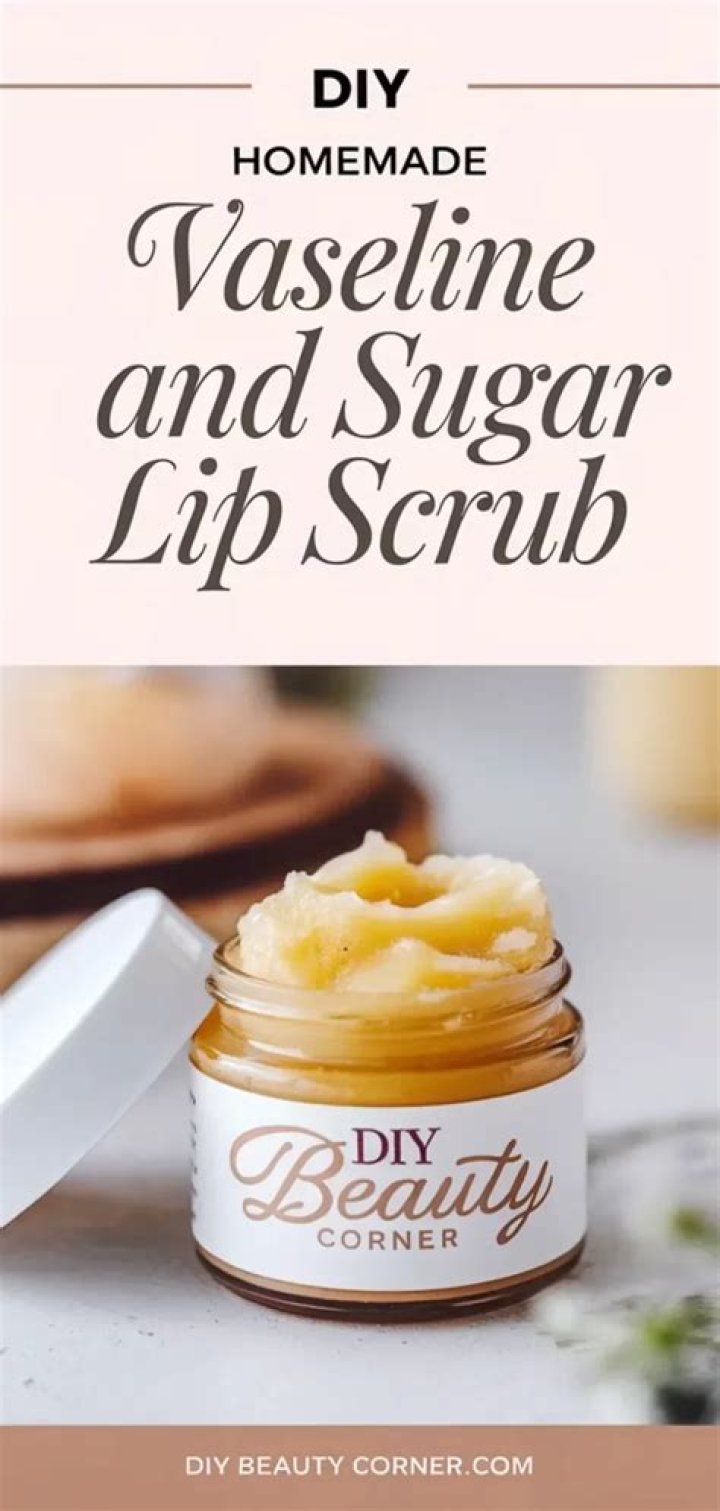 How do you make a homemade lip scrub?