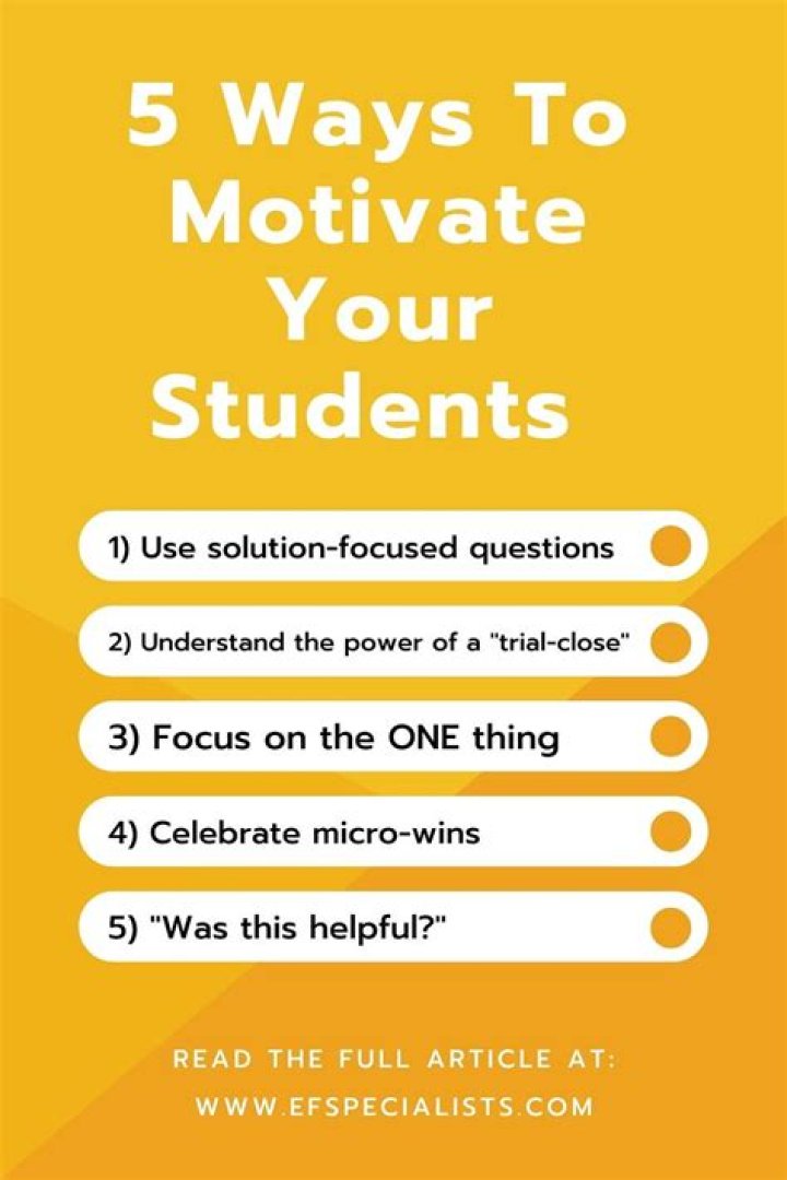 How do you motivate students speech?