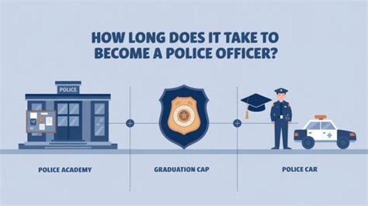 How long does it take to become a police officer worldwide?