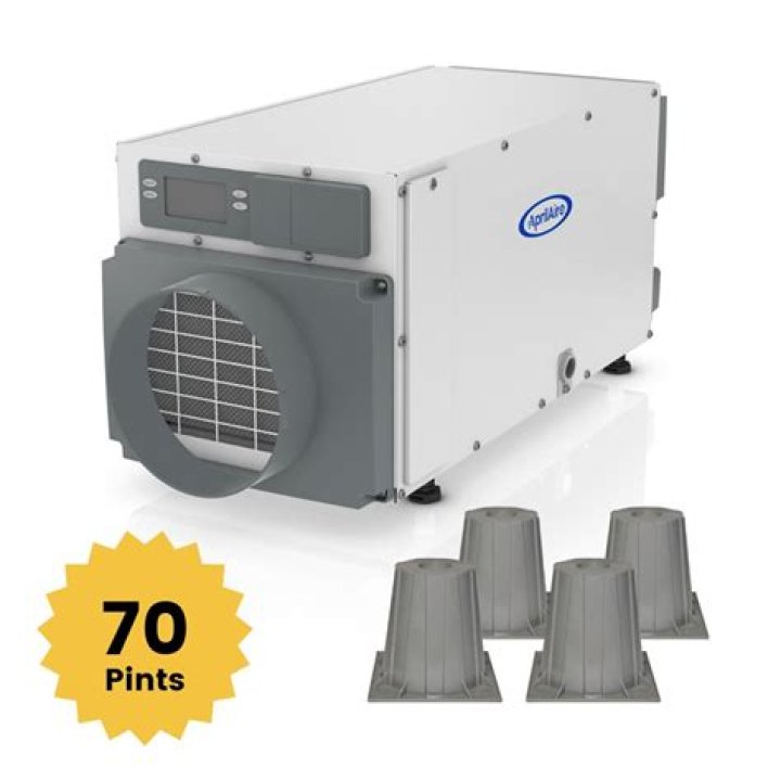How much energy does a 70 pint dehumidifier use?