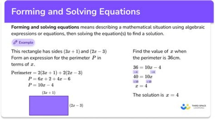 What are the two basic rules for solving algebraic equations?