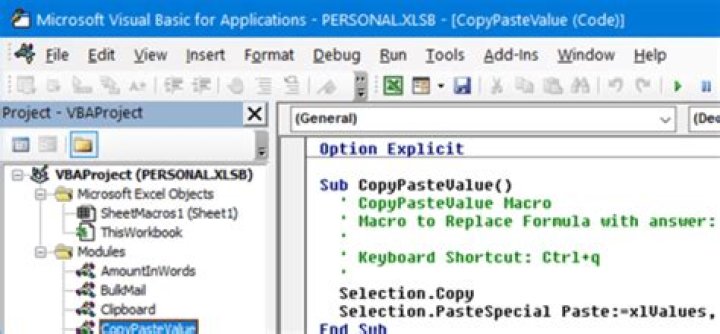 What are VB projects?