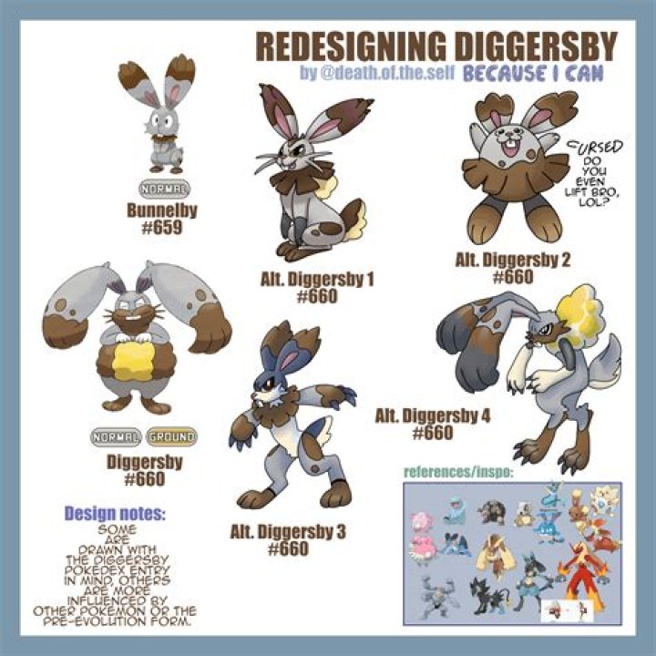 What does Diggersby evolve into?