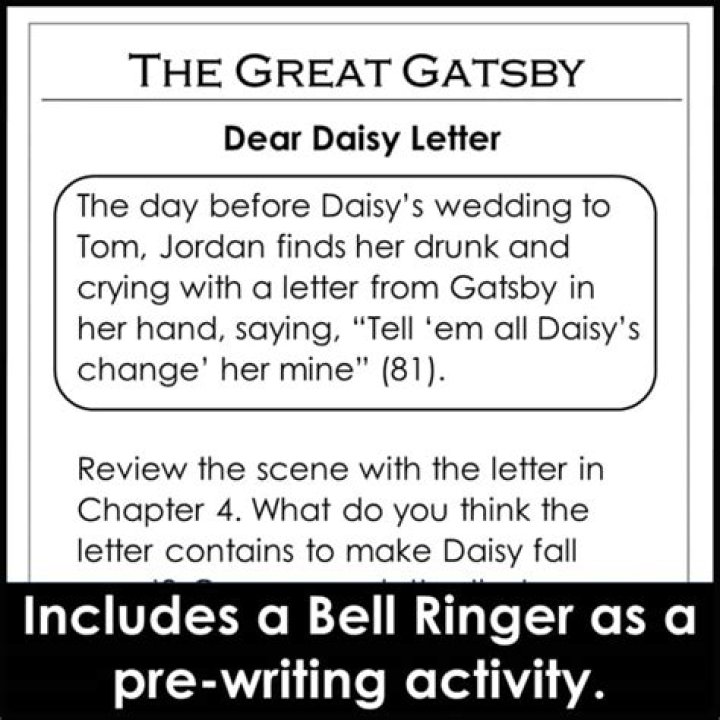 What does the letter from Gatsby symbolize?