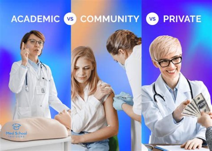 What is academic vs private practice?