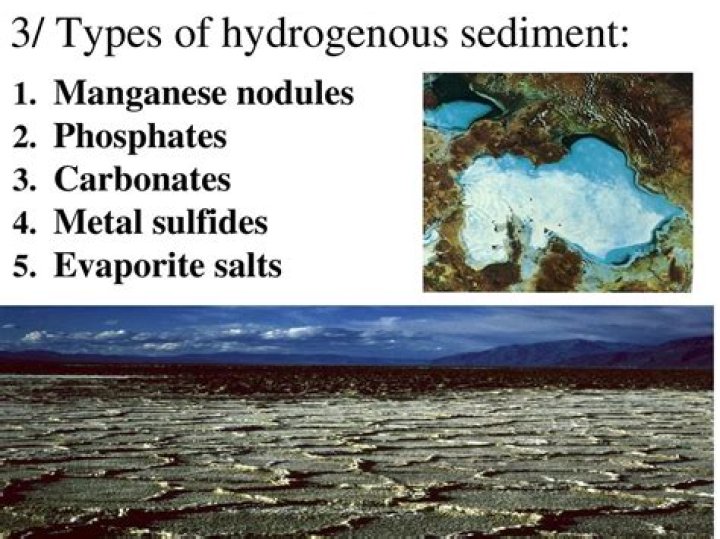 What is Hydrogenous sediment quizlet?