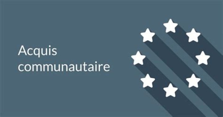 What is meant by the acquis communautaire?