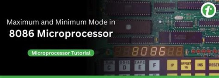 What is min and max mode in 8086?