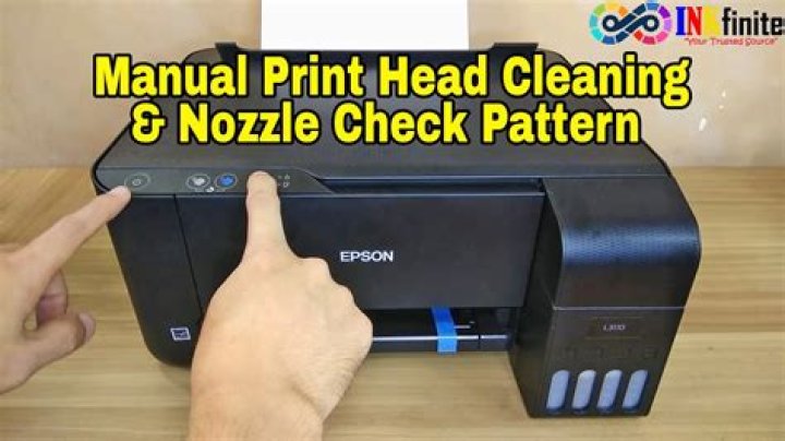 What is nozzle check in Epson printer?