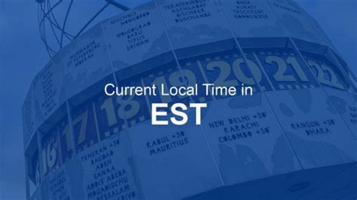 What is the current standard eastern time?