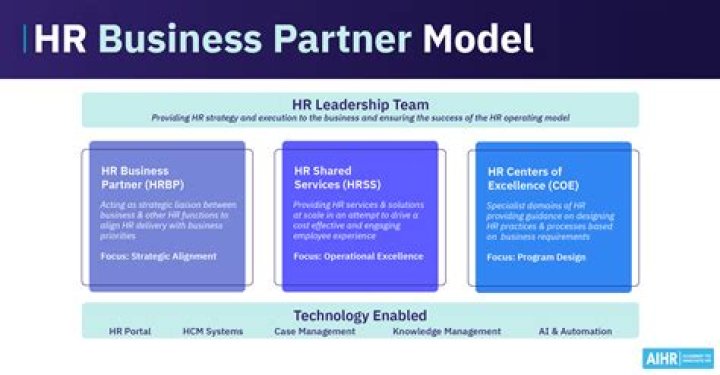 What is the role of the international HR business partner?