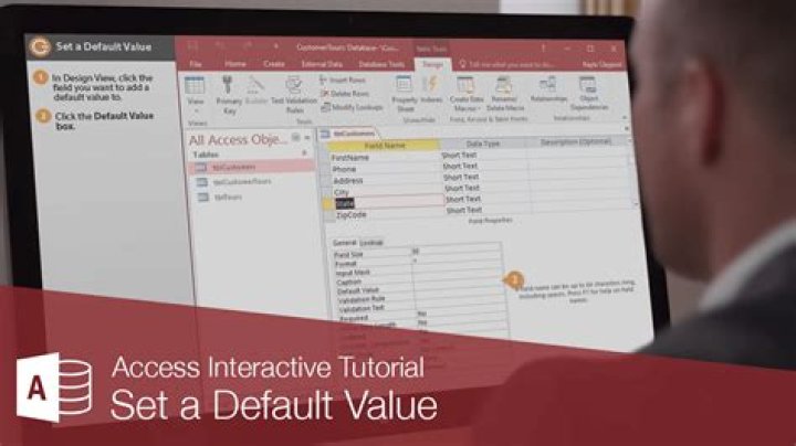 What is the use of default value in access?