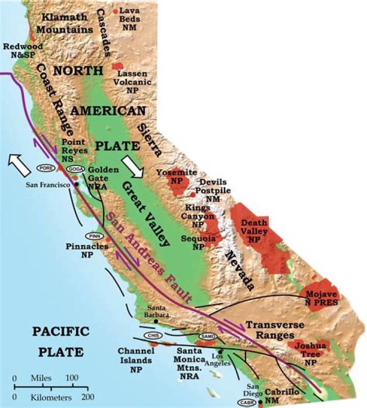 What type of plate boundary is Northern California?